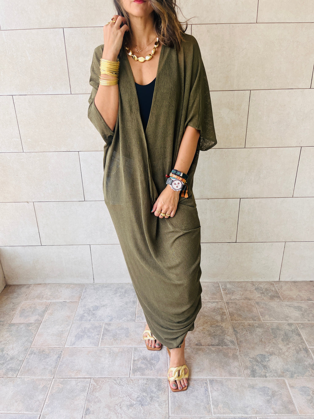 Olive Beach Is My Fashion Show Coverup