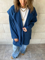Blue Fringe Jacket