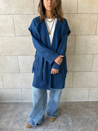 Blue Fringe Jacket
