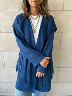 Blue Fringe Jacket