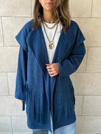 Blue Fringe Jacket