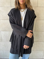 Black Fringe Jacket