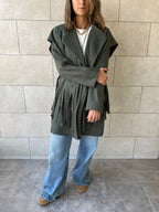Olive Fringe Jacket