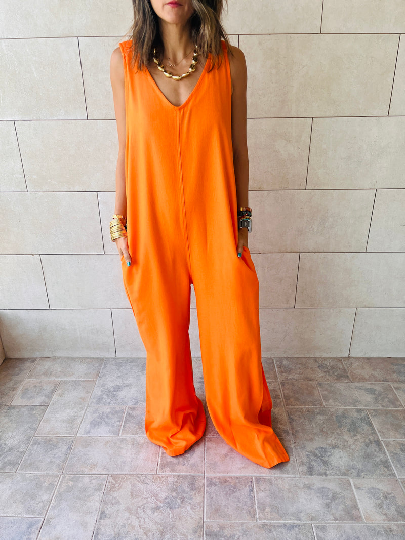 Orange Simple EveryWhere Jumpsuit