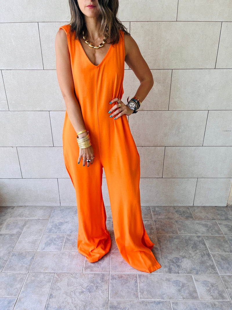 Orange Simple EveryWhere Jumpsuit