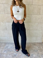 Black Everyday Essential Pants
