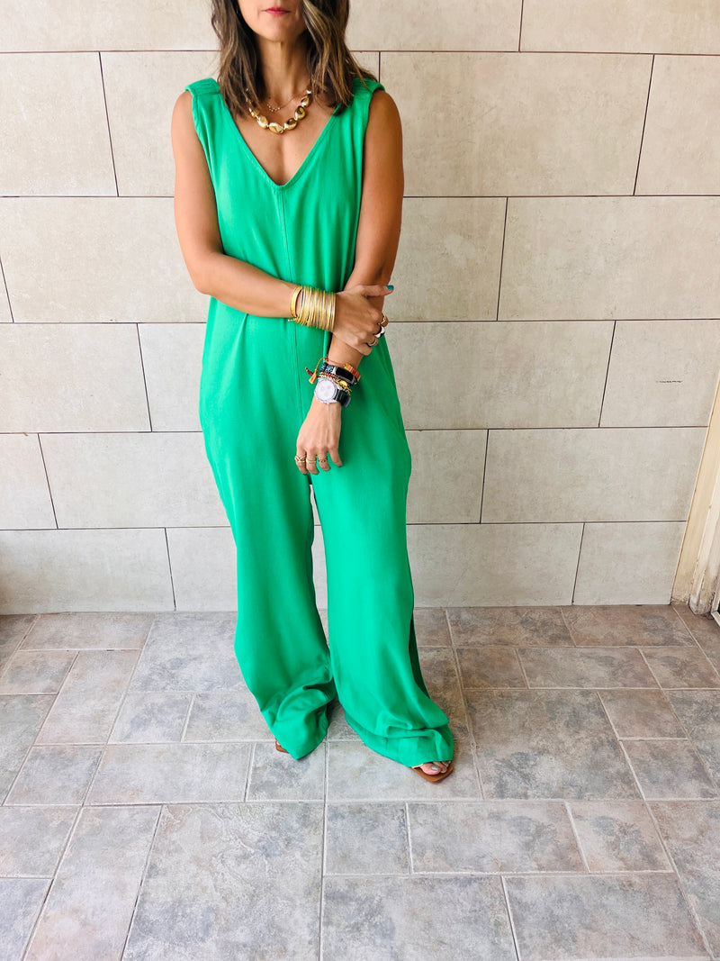 Green Simple EveryWhere Jumpsuit