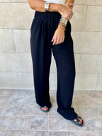 Black Everyday Essential Pants