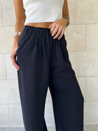 Black Everyday Essential Pants