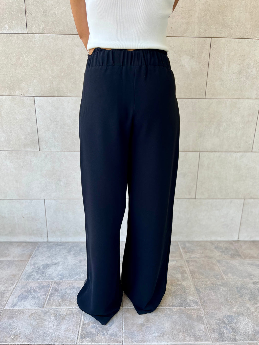 Black Everyday Essential Pants