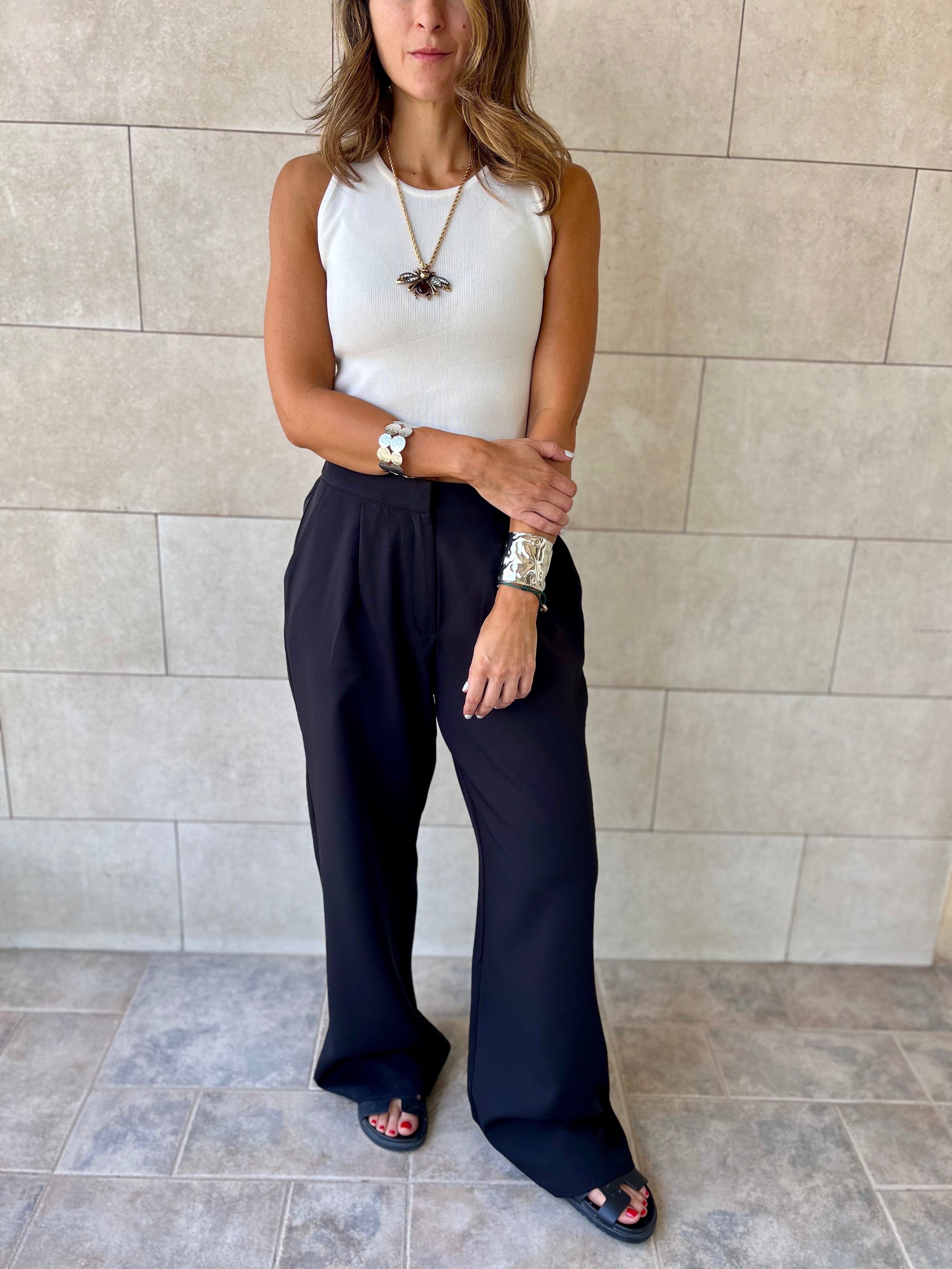 Black She’s a Boss Suit Pants