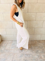 White Simple EveryWhere Jumpsuit
