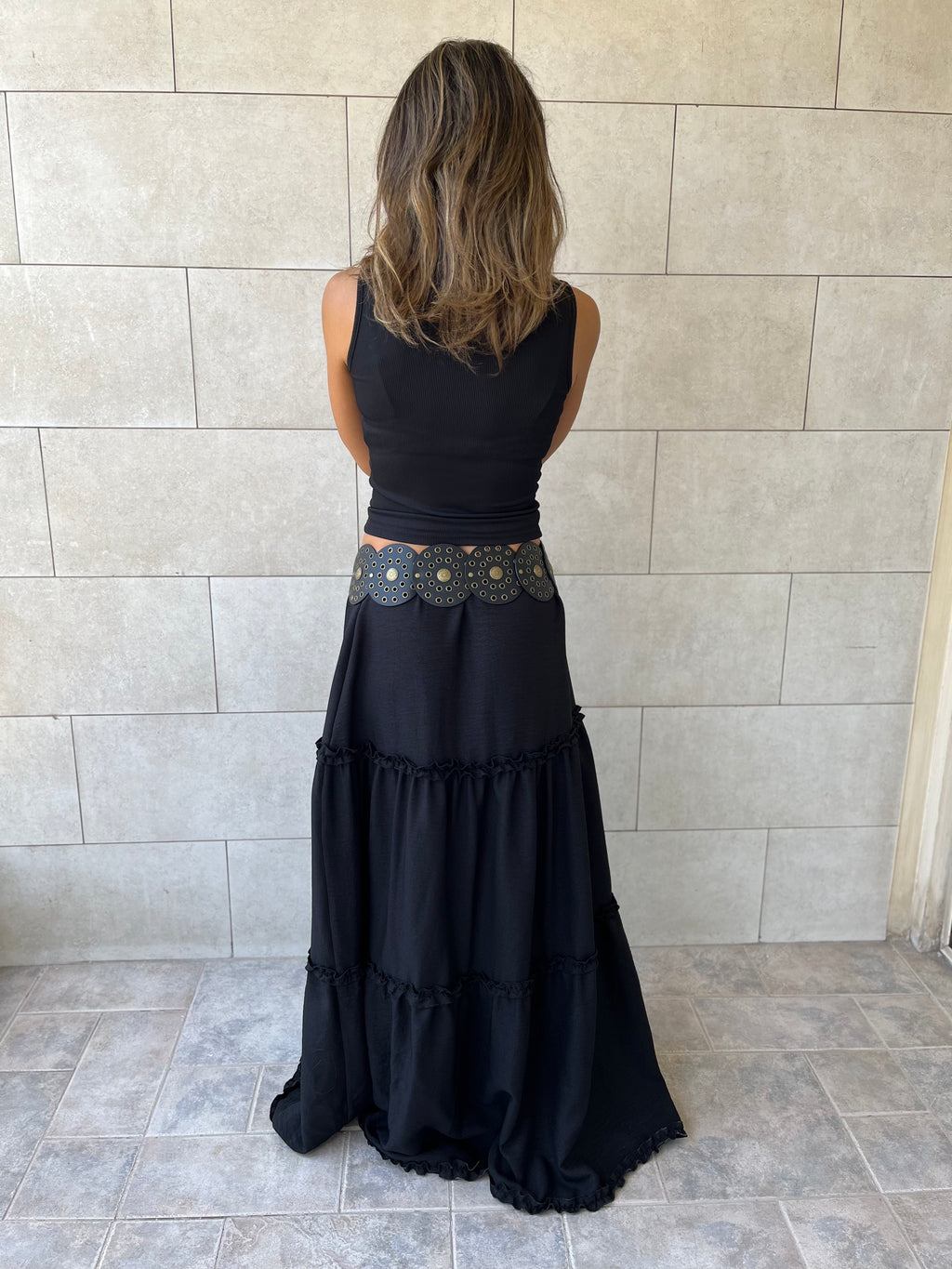 Black Romantic Skirt