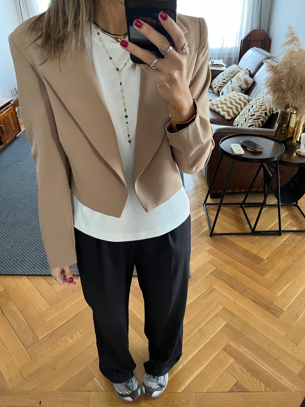 Cafe Working Cropped Blazer