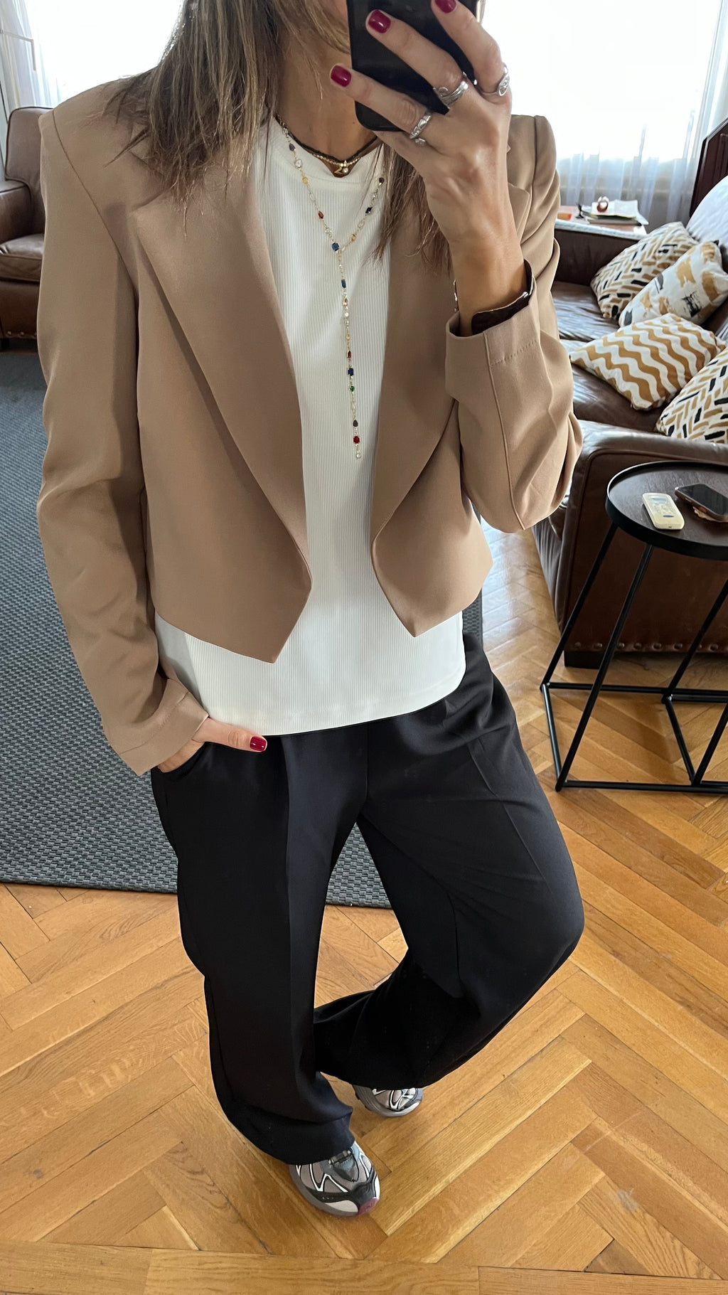 Cafe Working Cropped Blazer