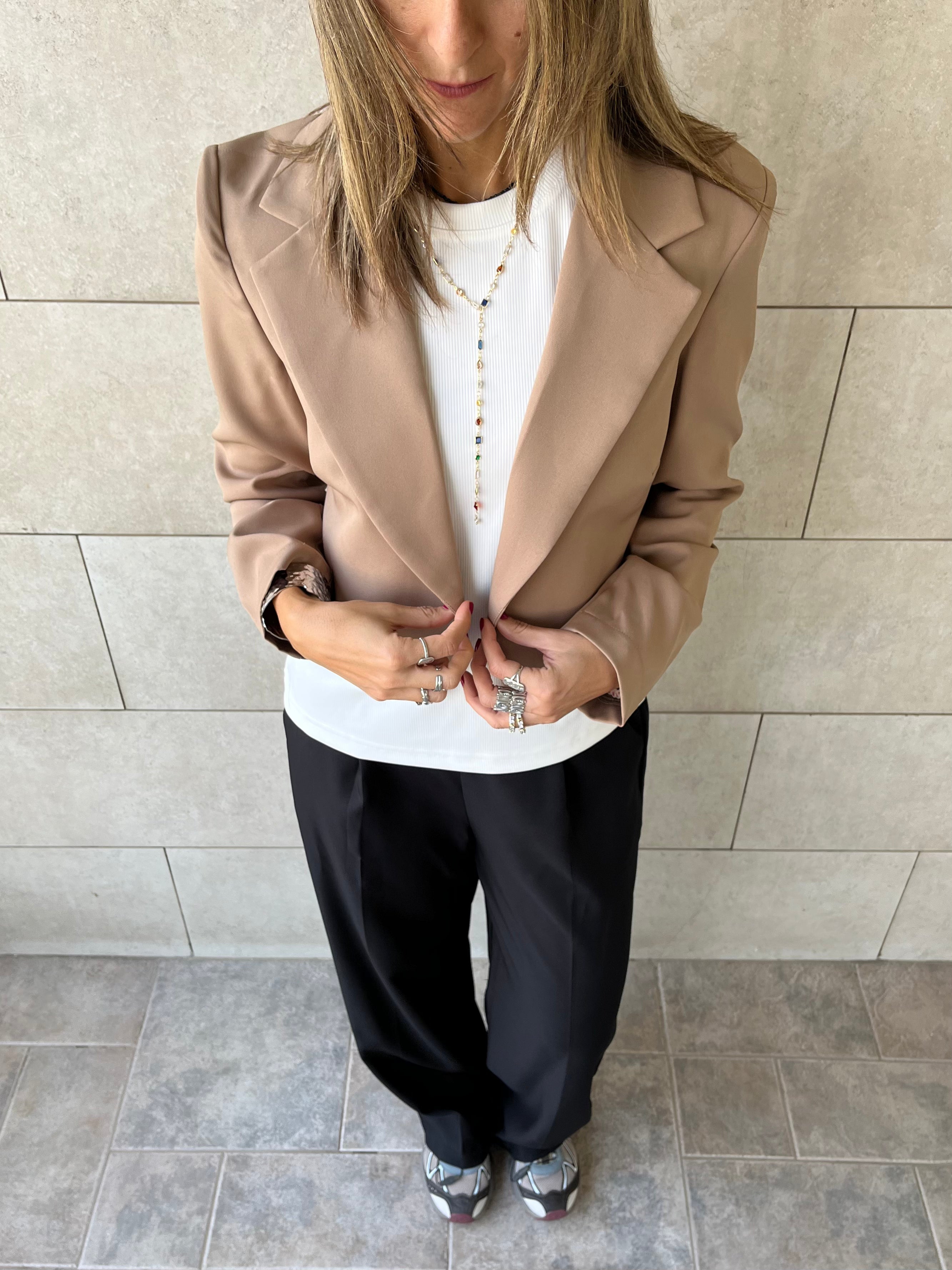 Cafe Working Cropped Blazer