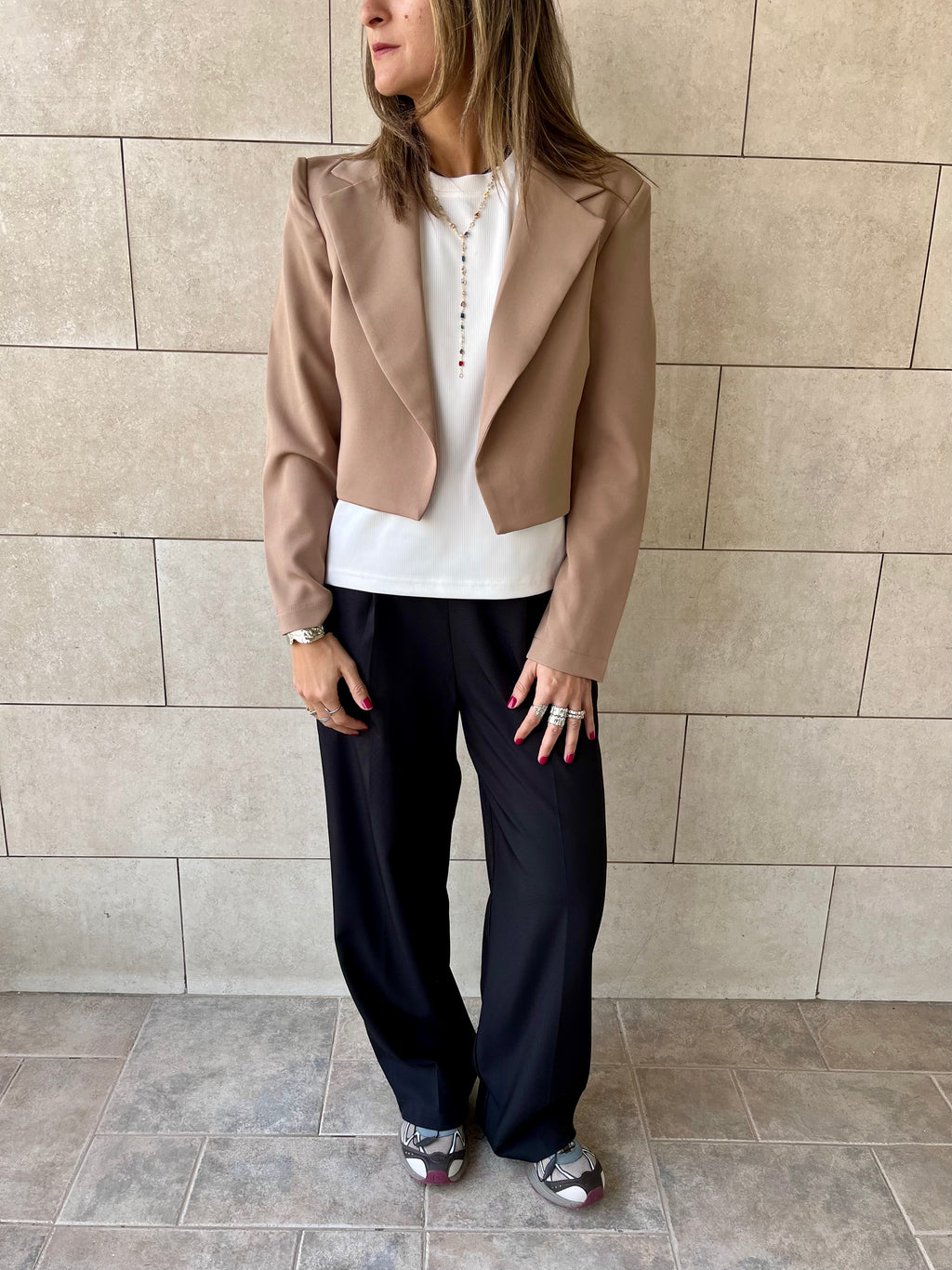 Cafe Working Cropped Blazer