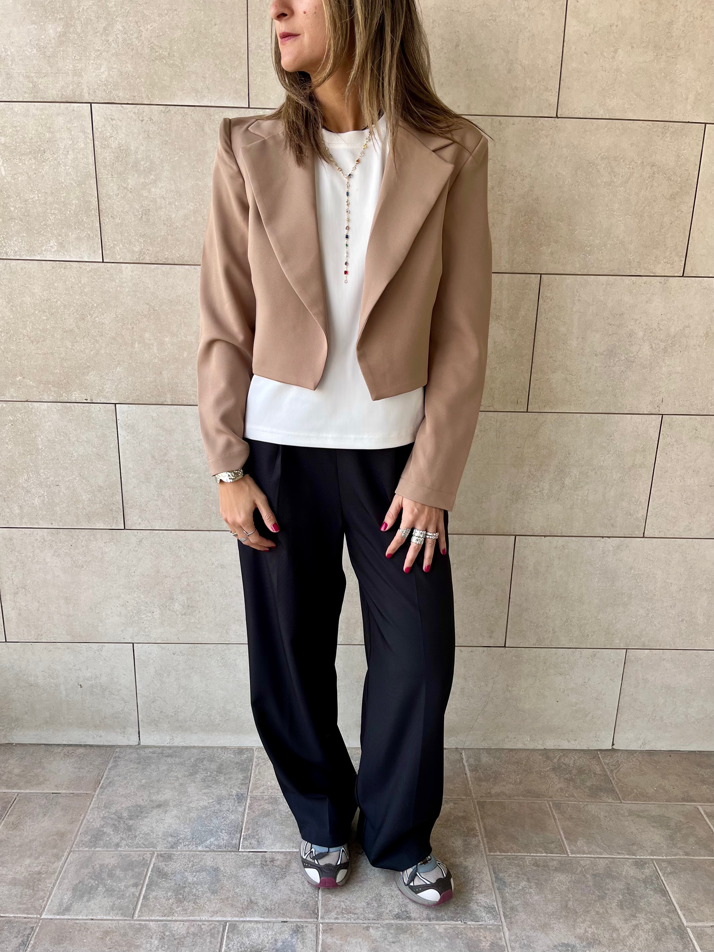 Cafe Working Cropped Blazer