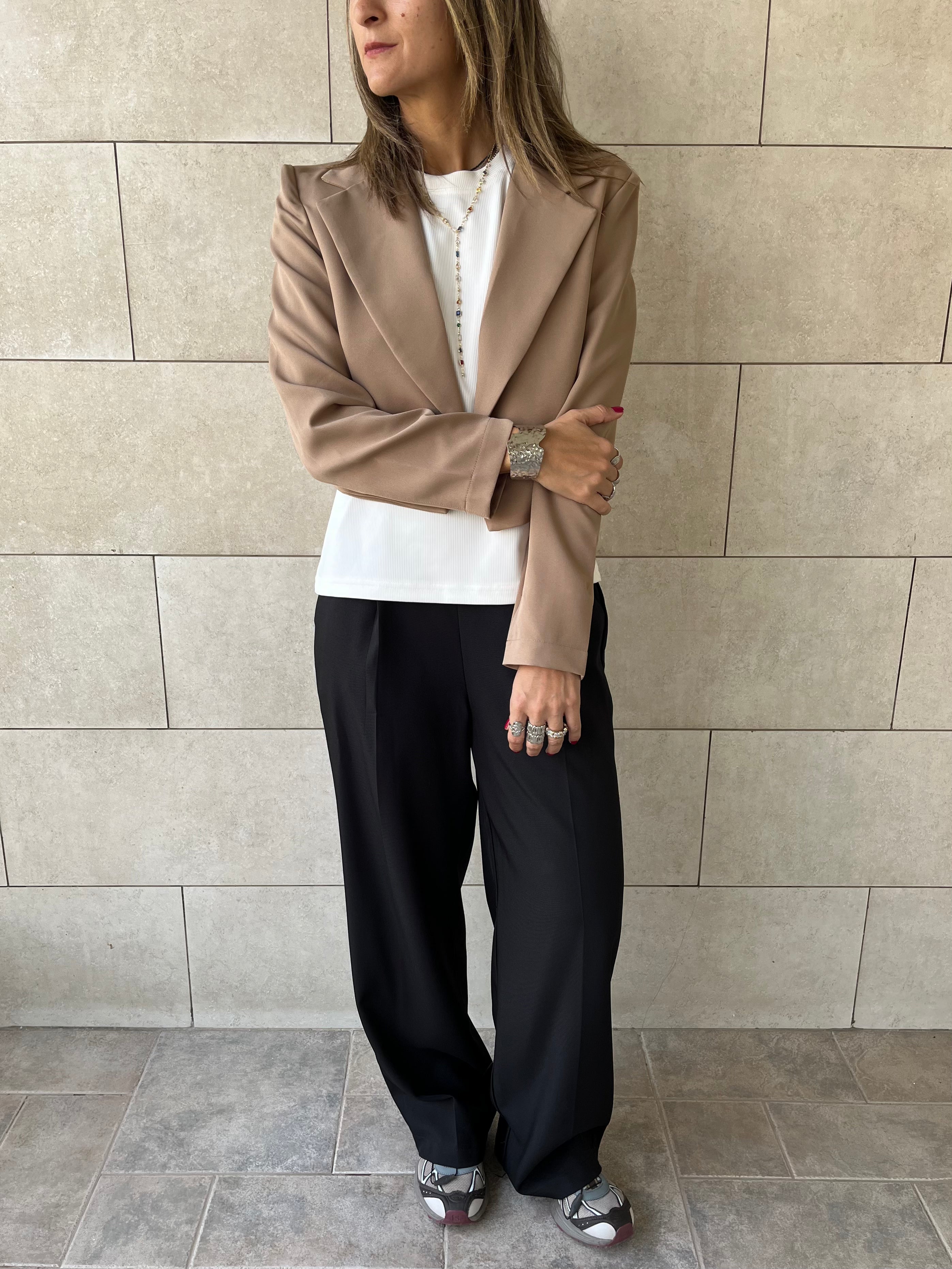 Cafe Working Cropped Blazer