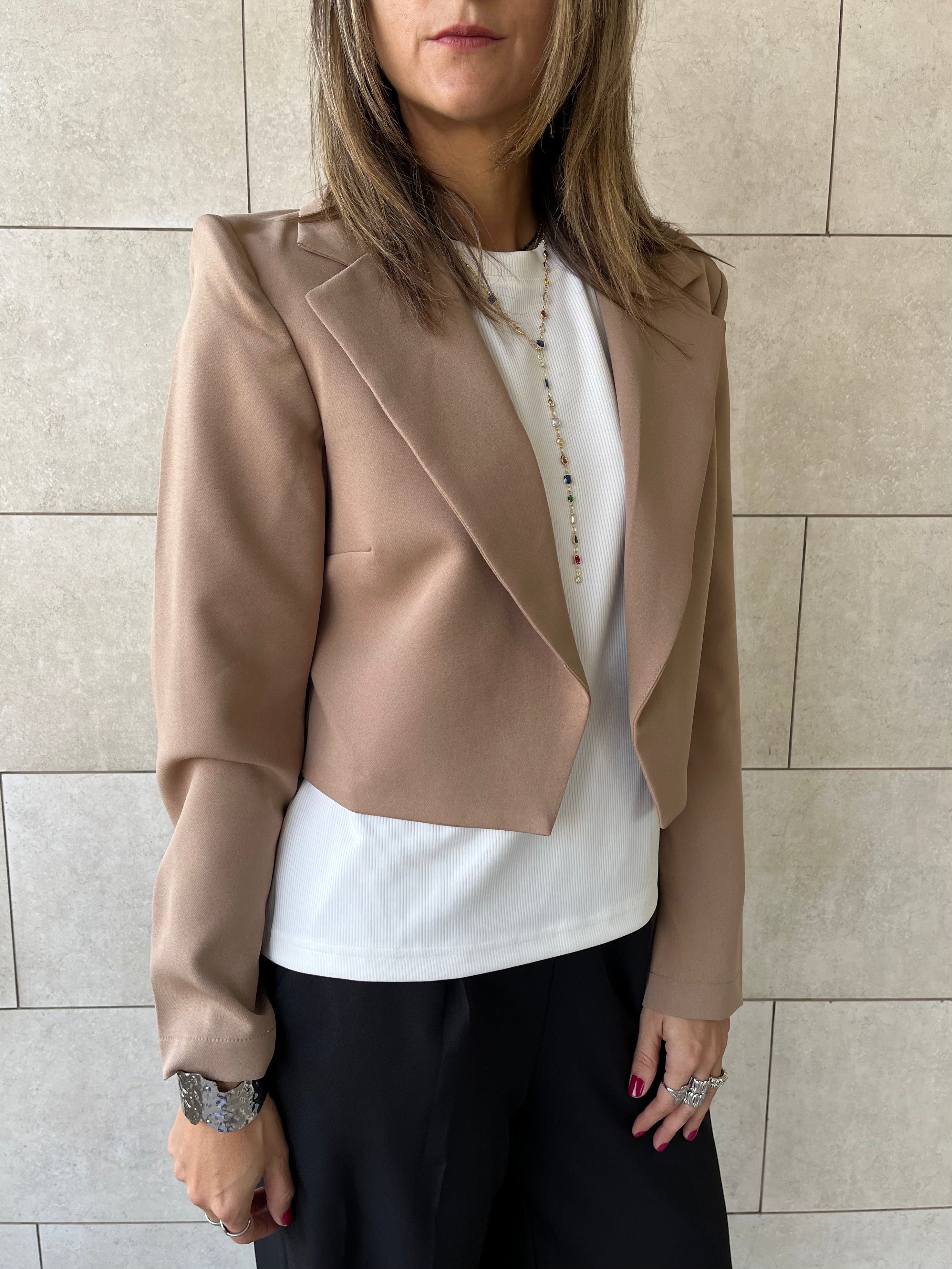 Cafe Working Cropped Blazer