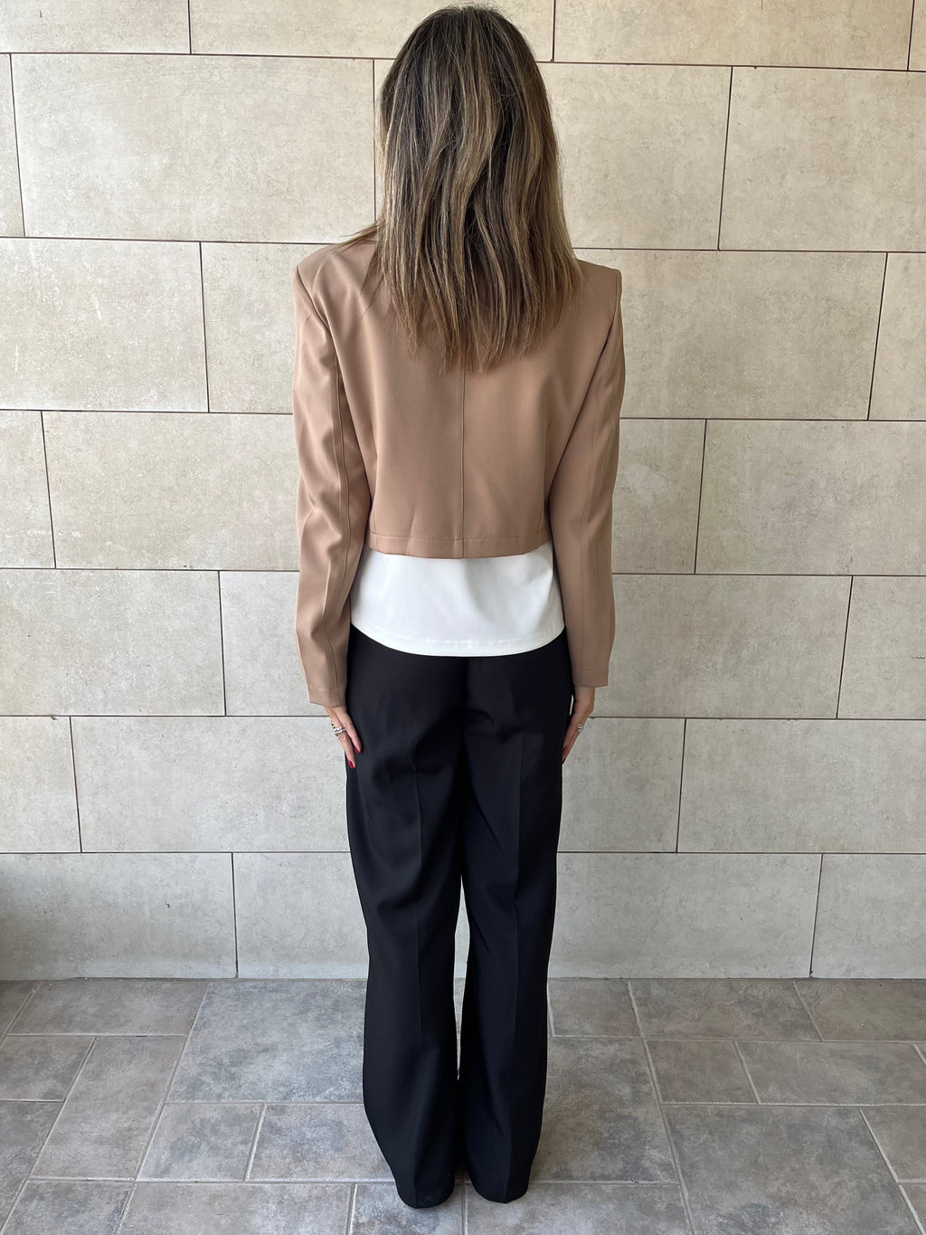 Cafe Working Cropped Blazer