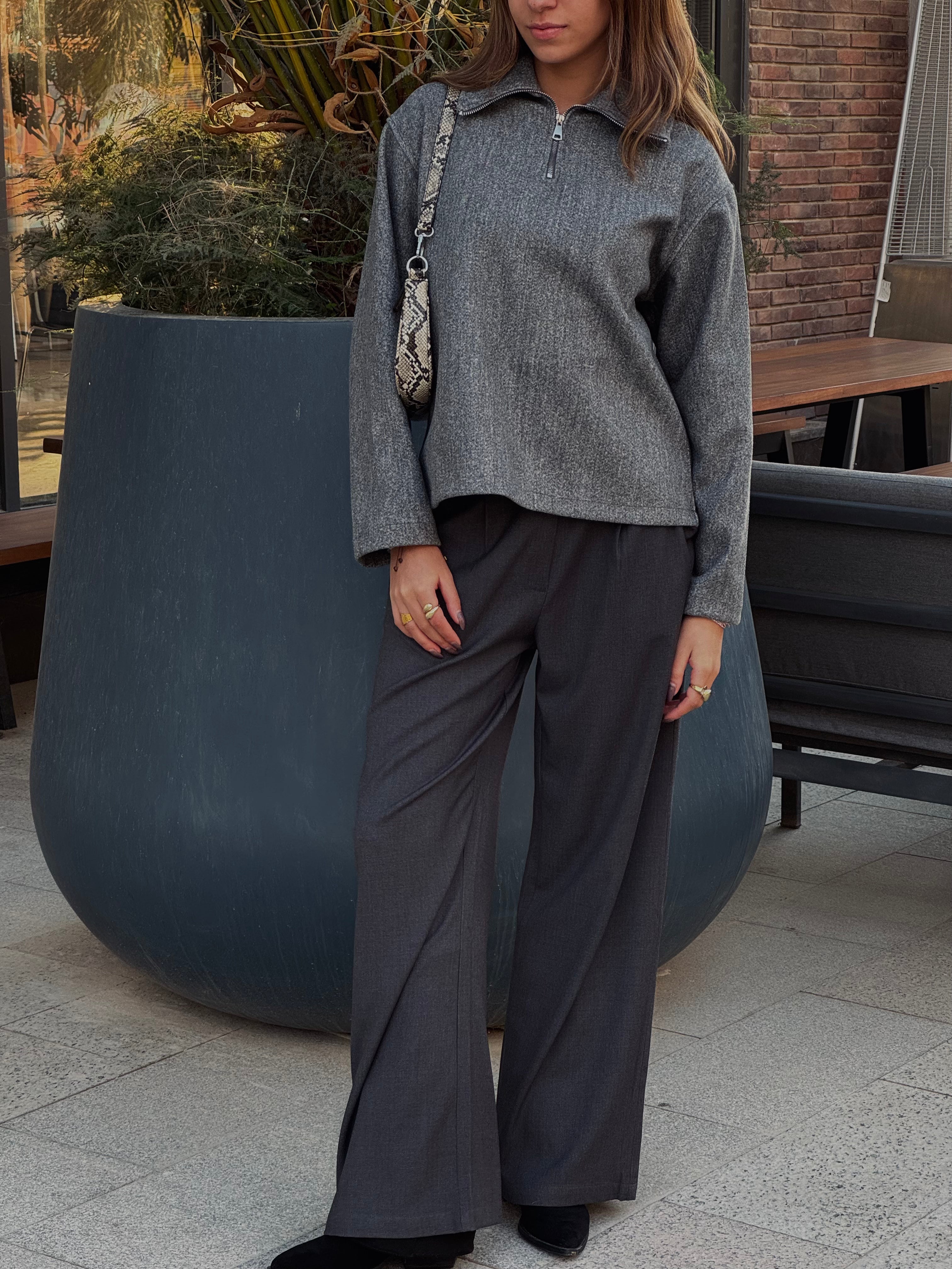 Grey Everyday Essential Sweater