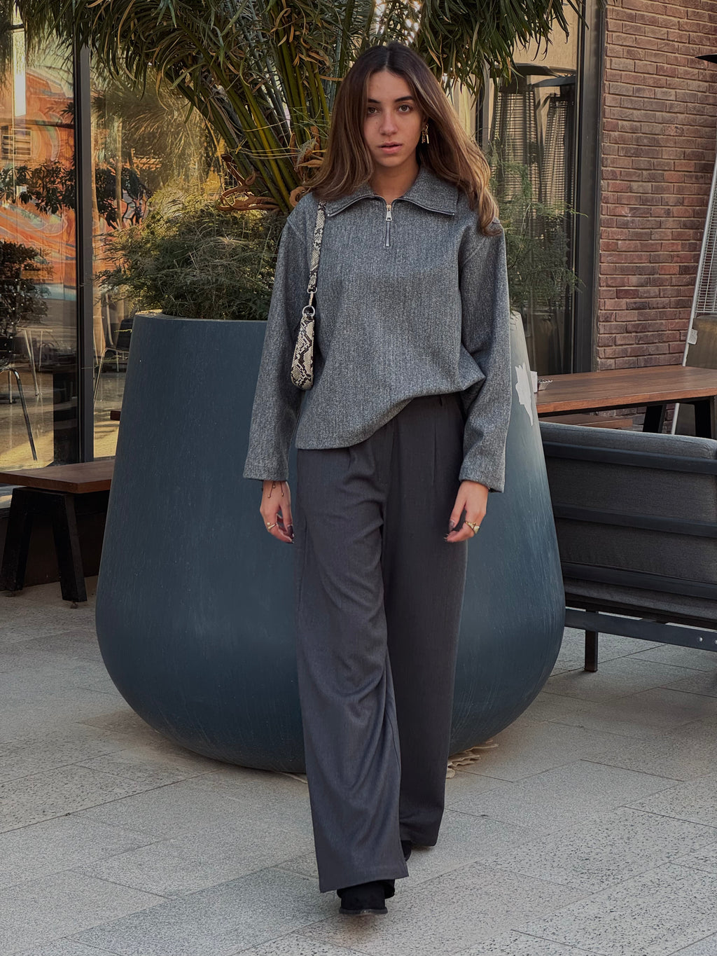 Grey Everyday Essential Sweater