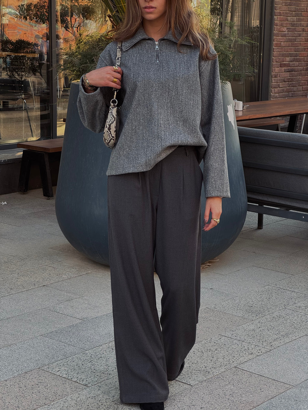 Grey Everyday Essential Sweater