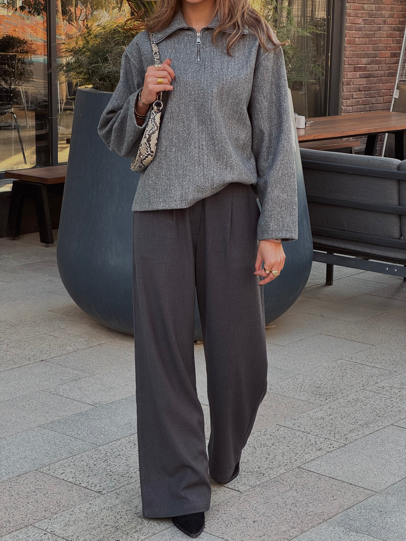 Grey Everyday Essential Sweater