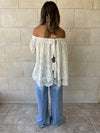 White Off Shoulder Lace Dream Top