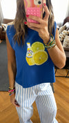 Limoncello Shoulder Pad Cut Tee
