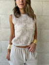 Whisper Lace Sleeveless Top