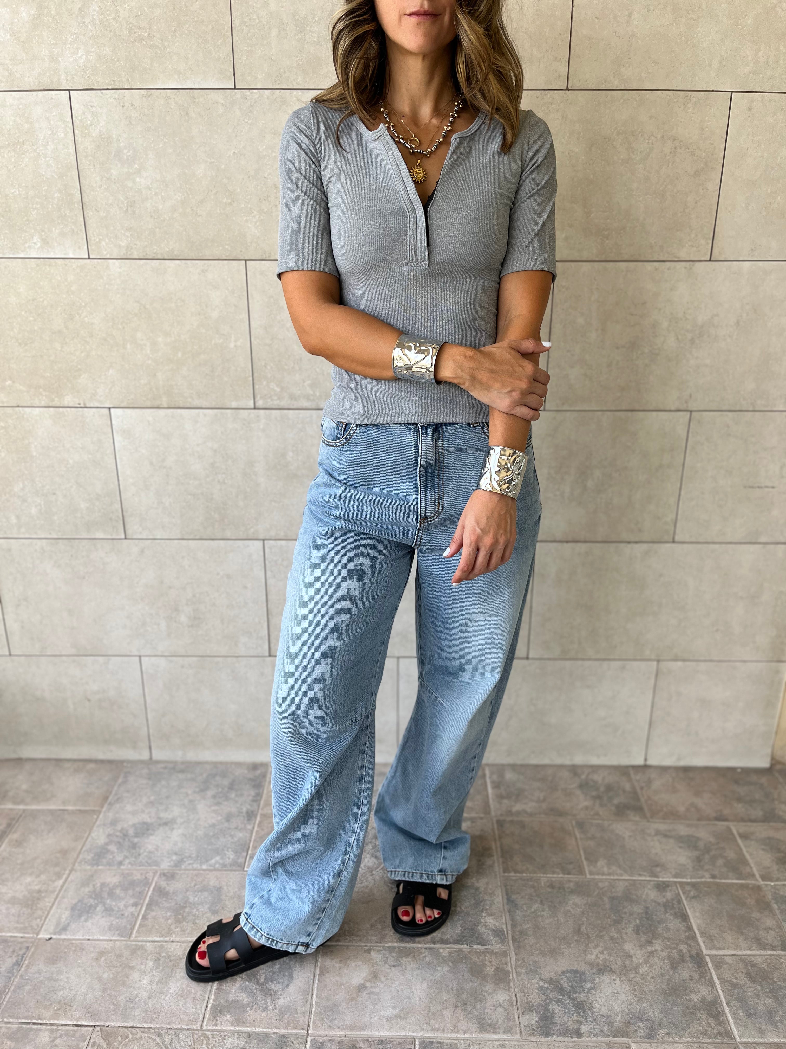 Grey 140 Essential Top