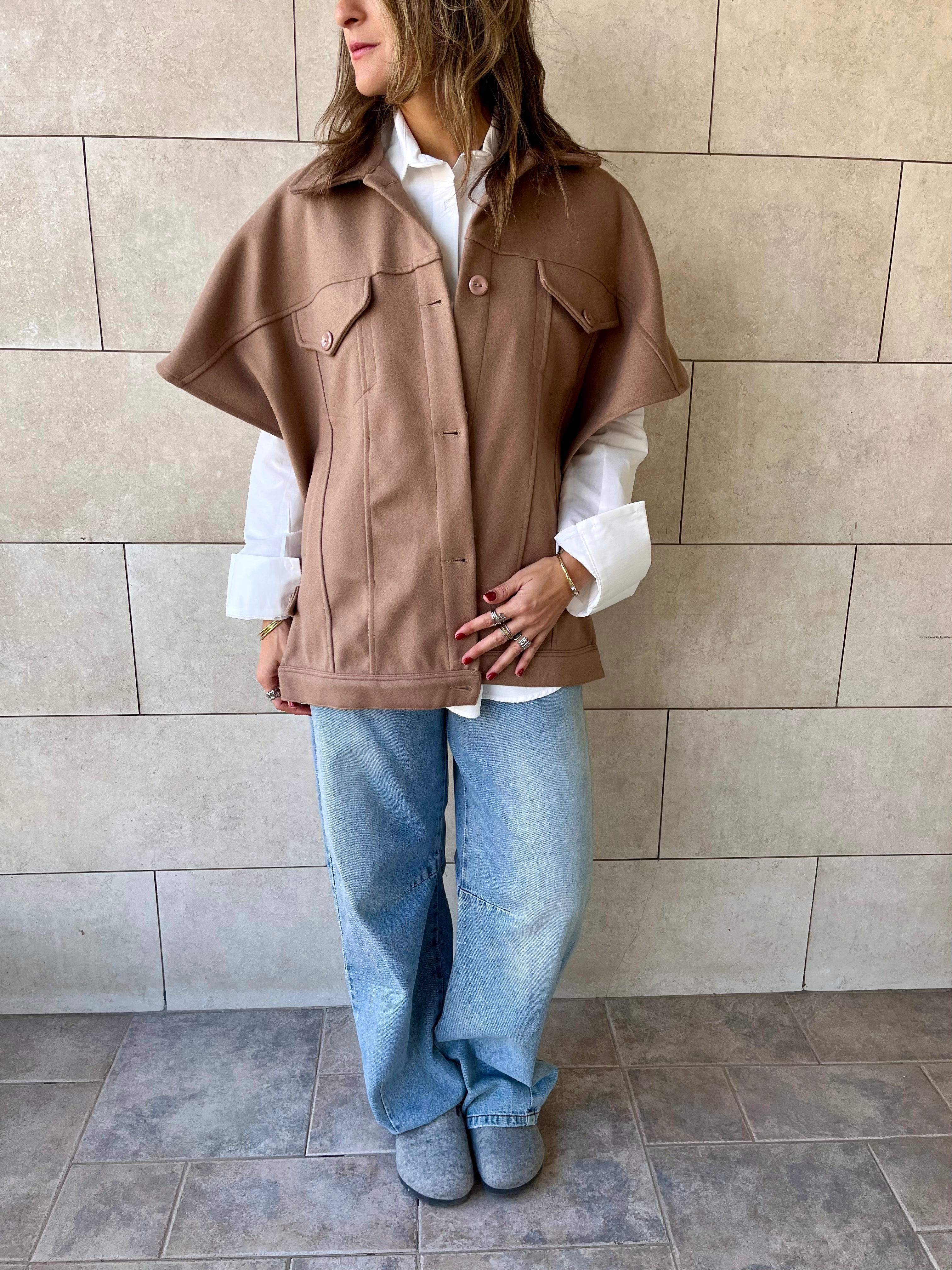 Cafe Icon Button Vest