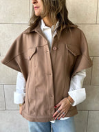 Cafe Icon Button Vest