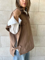 Cafe Icon Button Vest