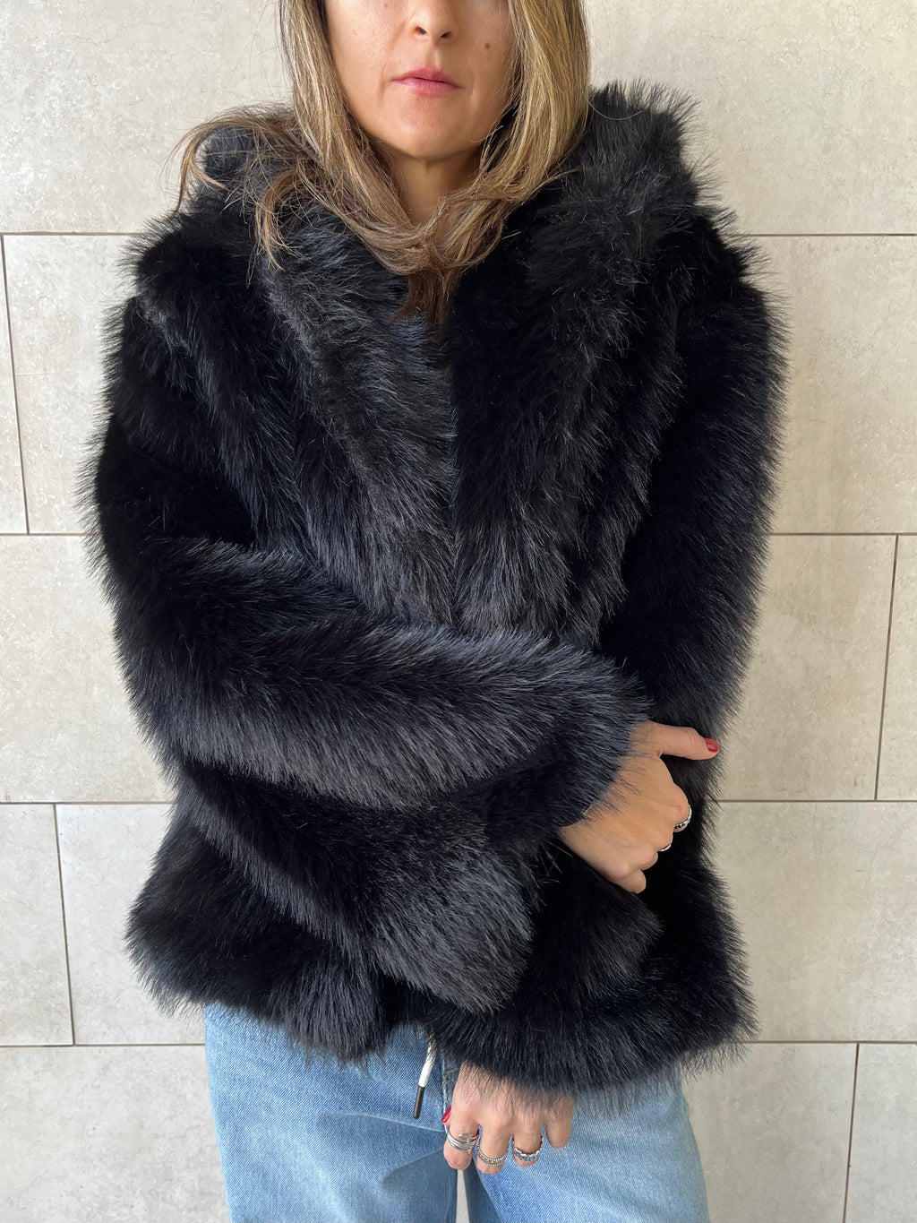 Black Fur Jacket