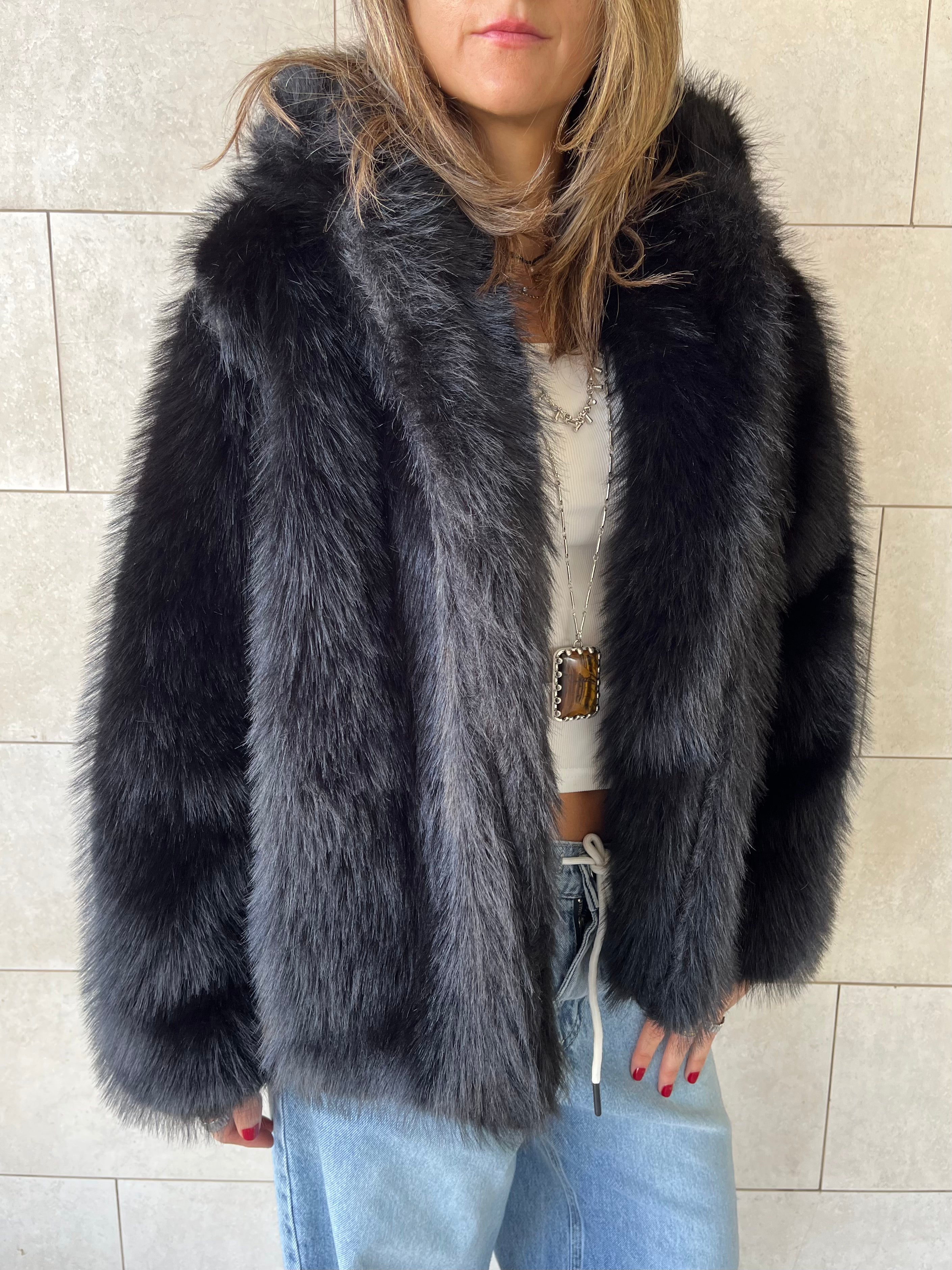 Black Fur Jacket