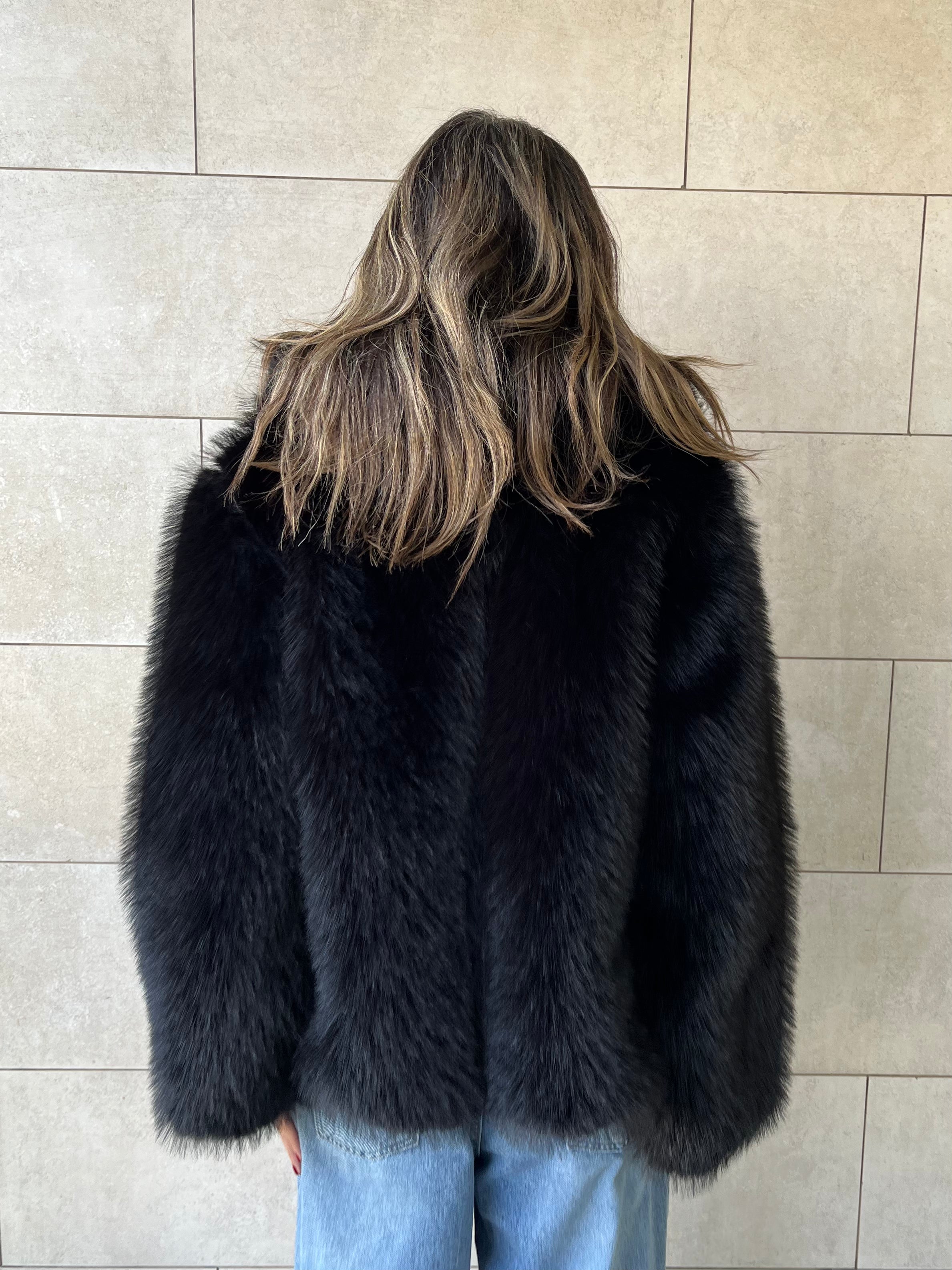 Black Fur Jacket