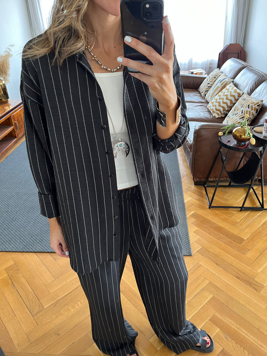 Black Striped Everyday Set