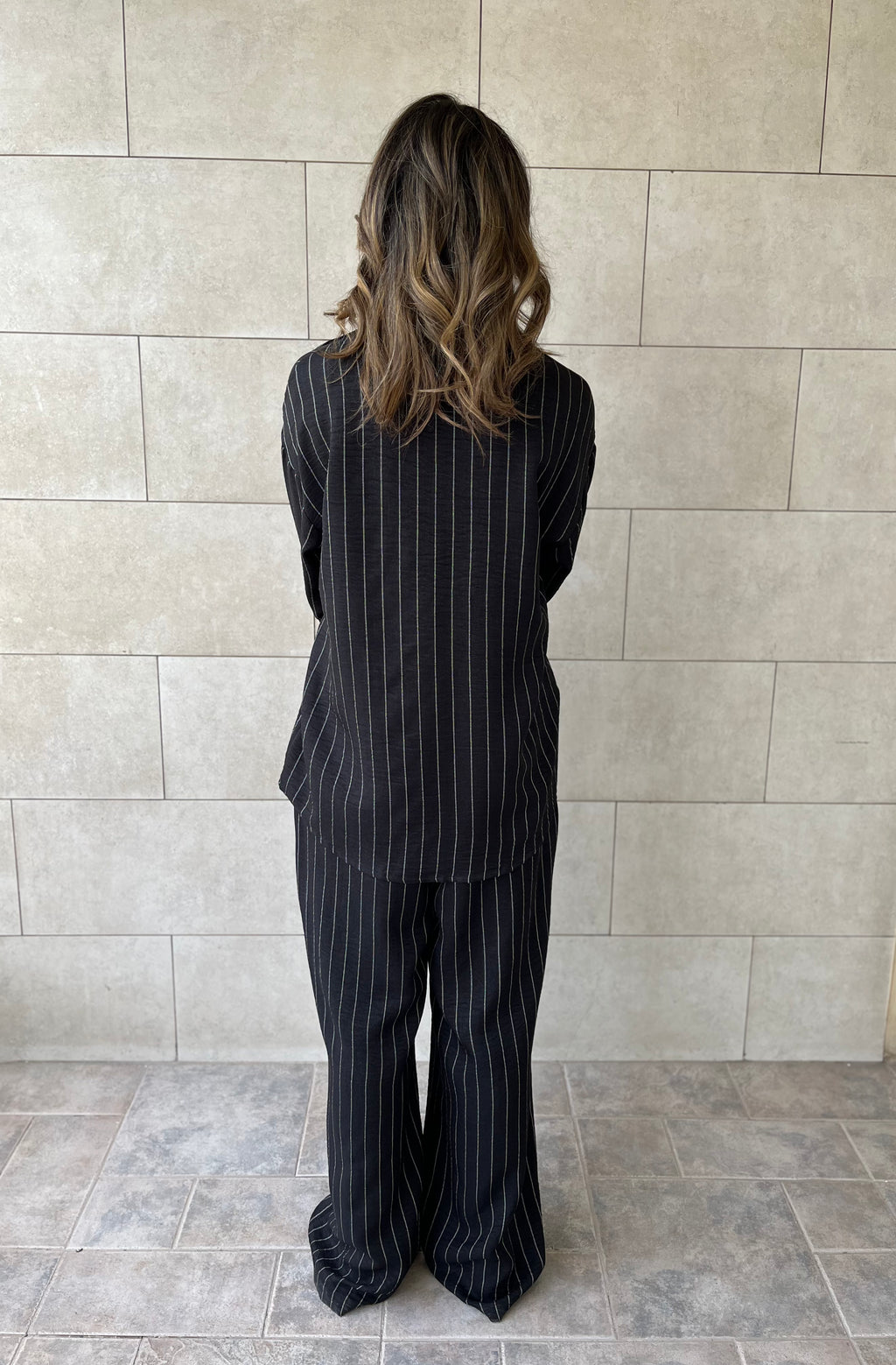 Black Striped Everyday Set