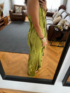 PREORDER Lime Ruffle Dress