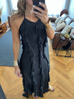 PREORDER Black Ruffle Dress