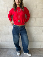 Dark Blue Go To Balloon Jeans