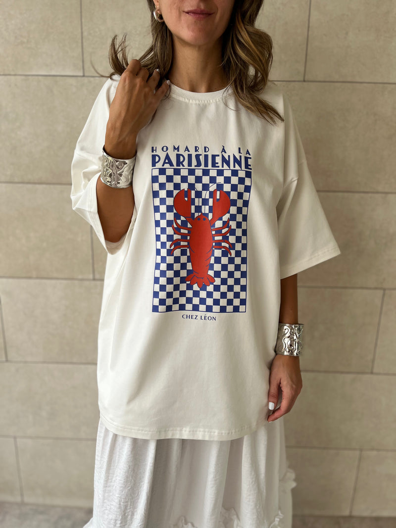 Lobster Chess Oversized T-Shirt