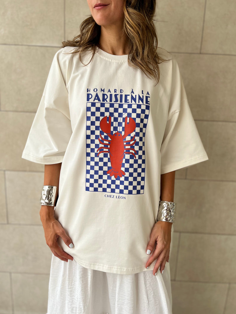 Lobster Chess Oversized T-Shirt