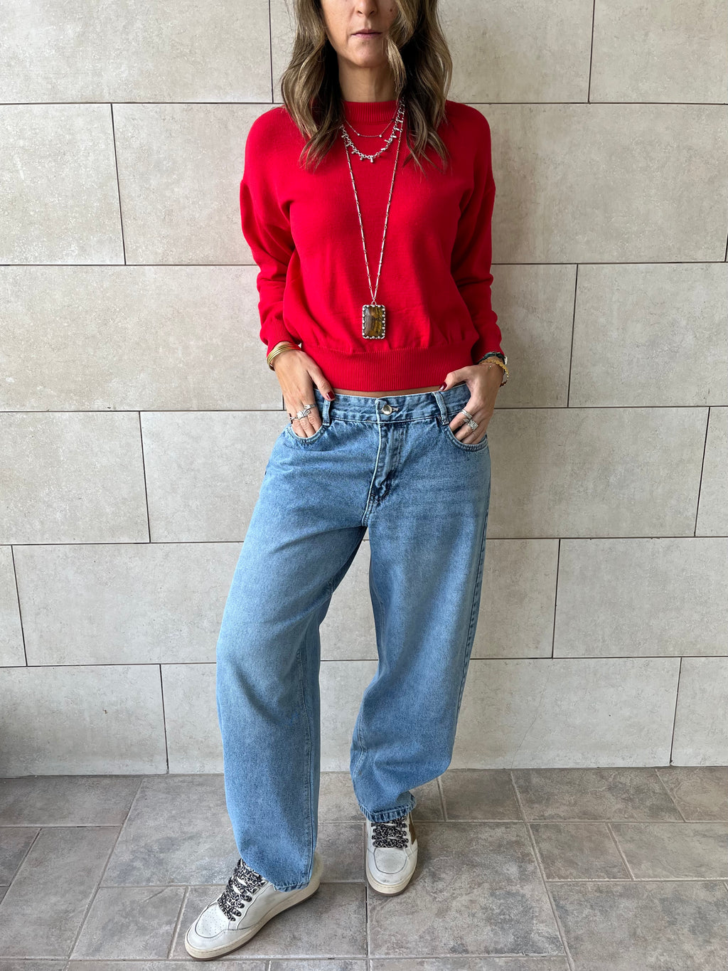 Light Blue Go To Balloon Jeans