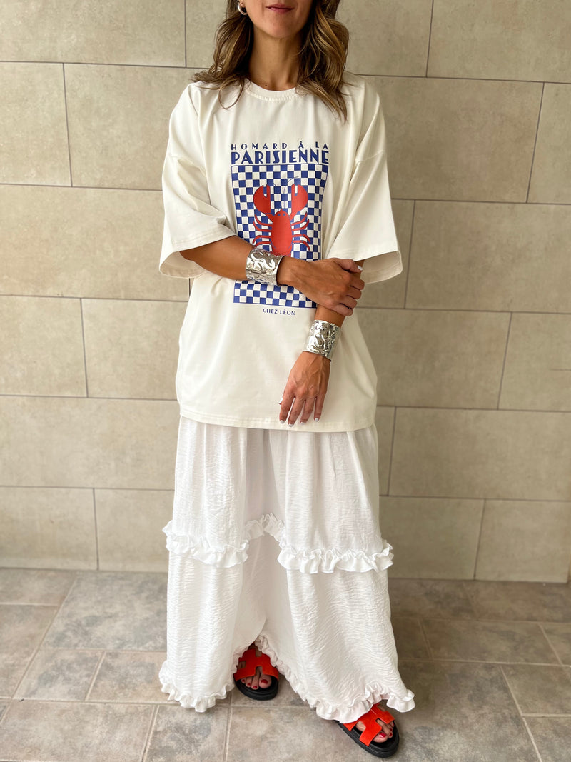 Lobster Chess Oversized T-Shirt