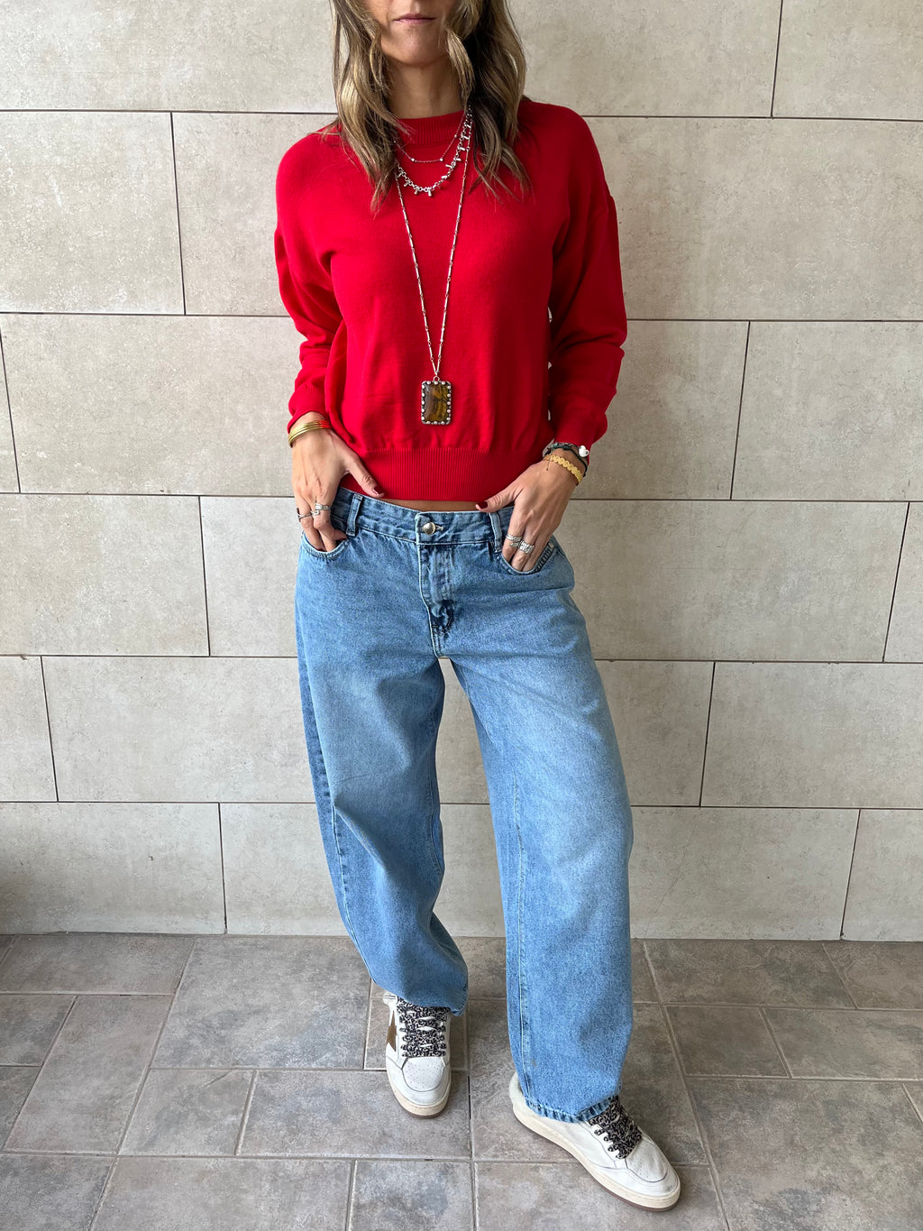 Light Blue Go To Balloon Jeans