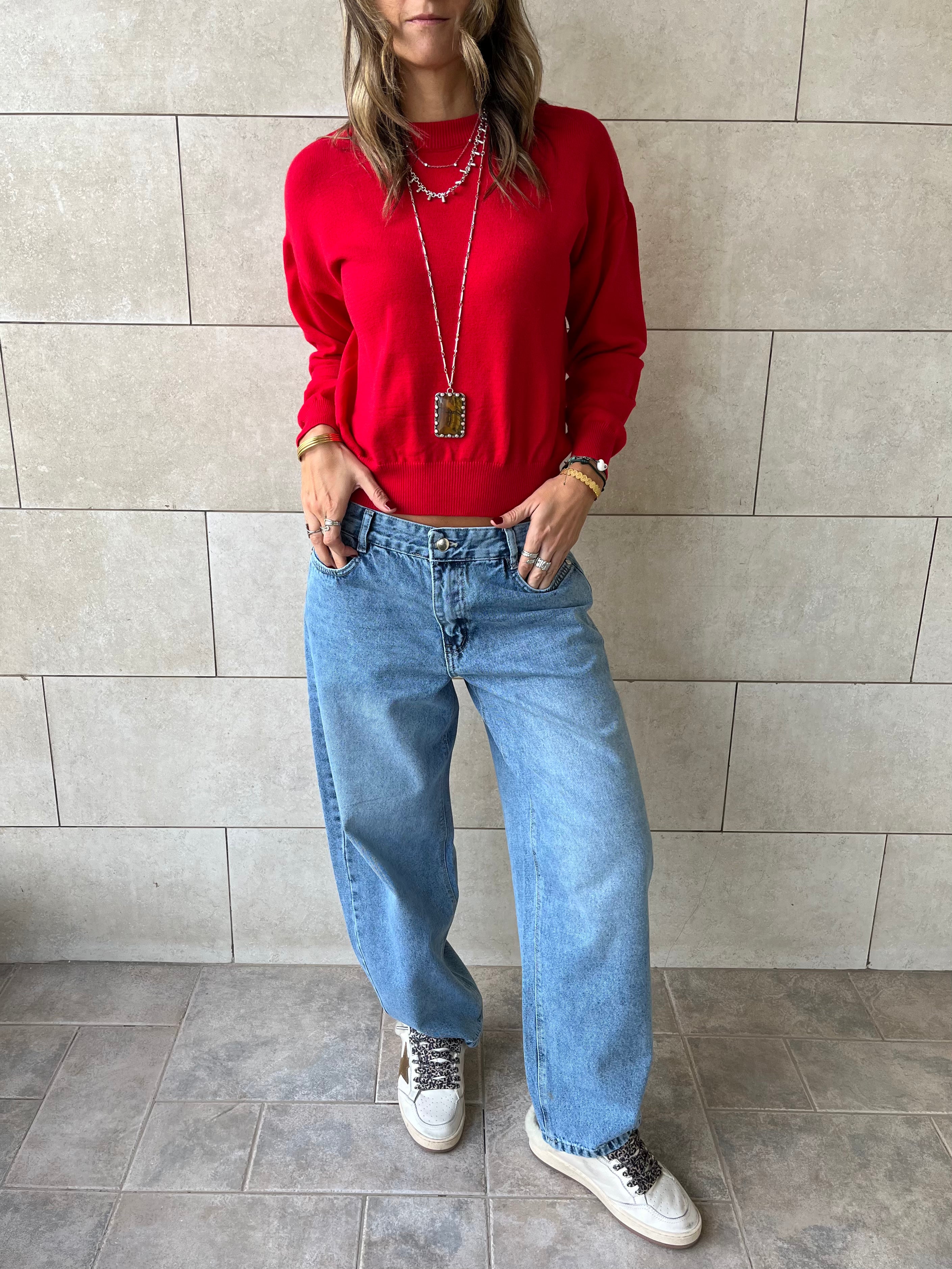 Light Blue Go To Balloon Jeans